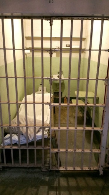 San Francisco, California, Alcatraz, prison, cell, inside, closed,