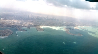 Taking off to Cape Town. Dubai is a picturesque city!