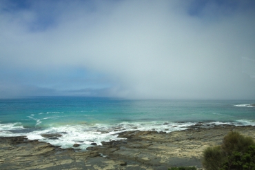 Fog on the horizon Great Ocean Road 4